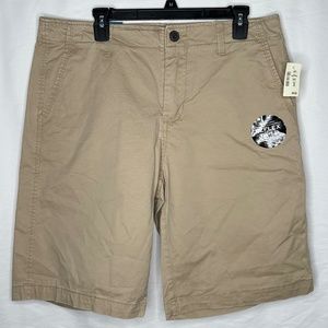 Aeropostale Men'sTan Stretch Longboard Shorts Size 34